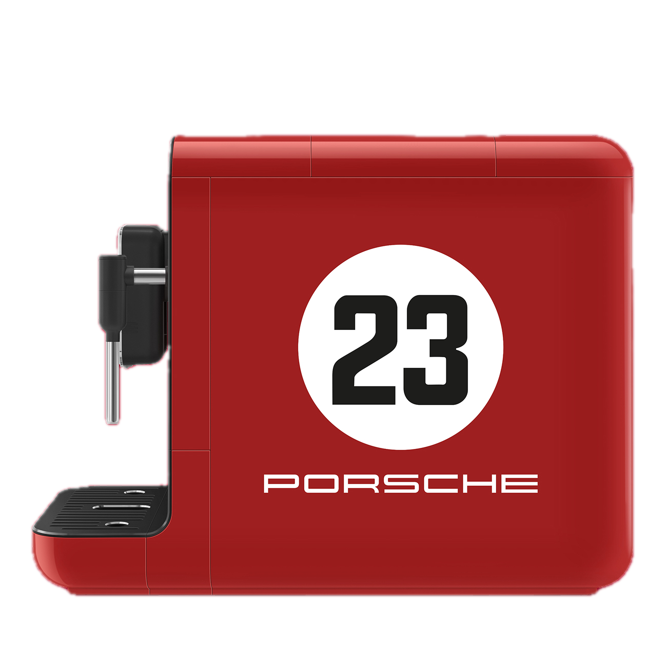 Smeg × Porsche red bean-to-cup coffee machine